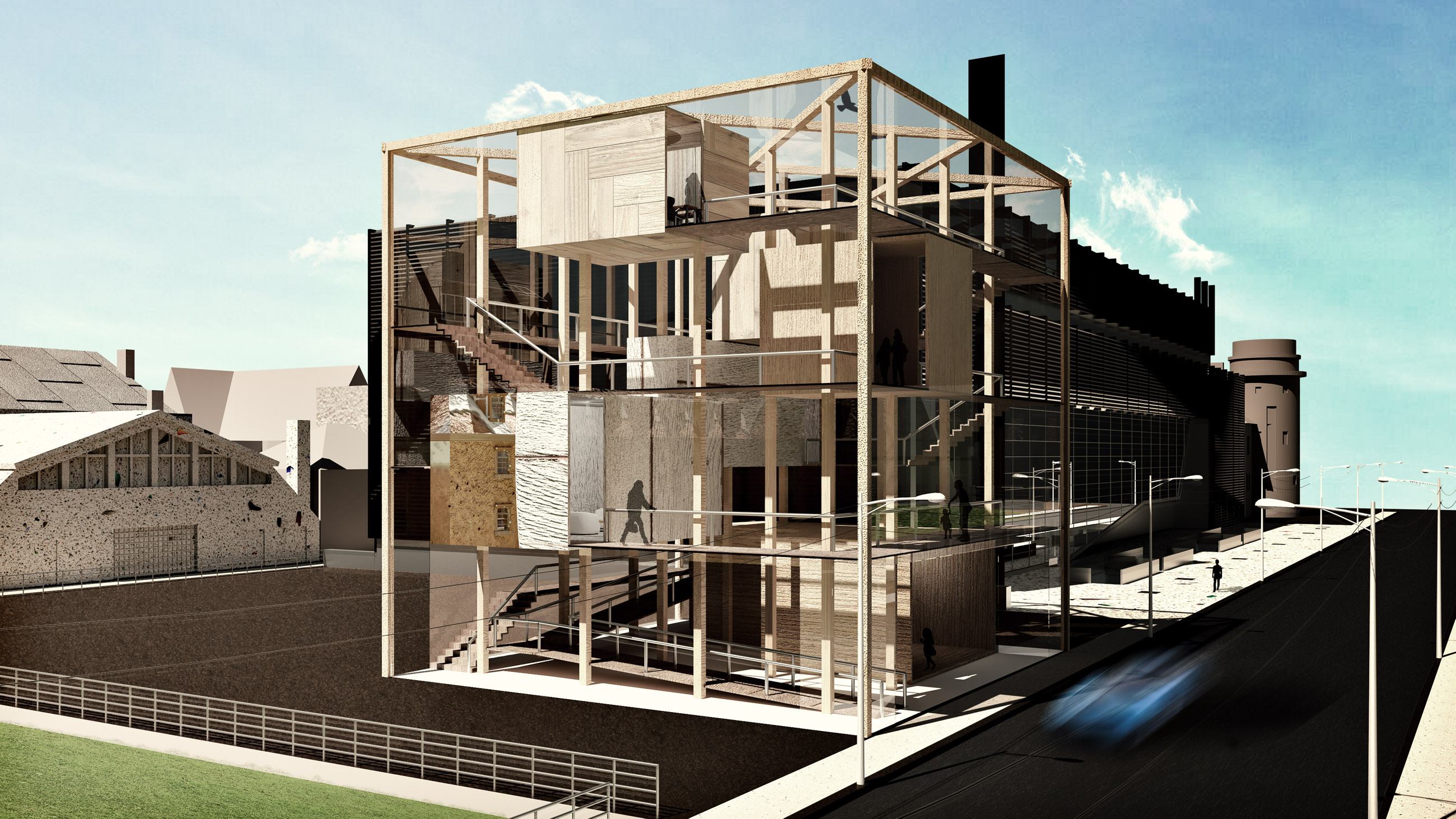 Disrupt building render