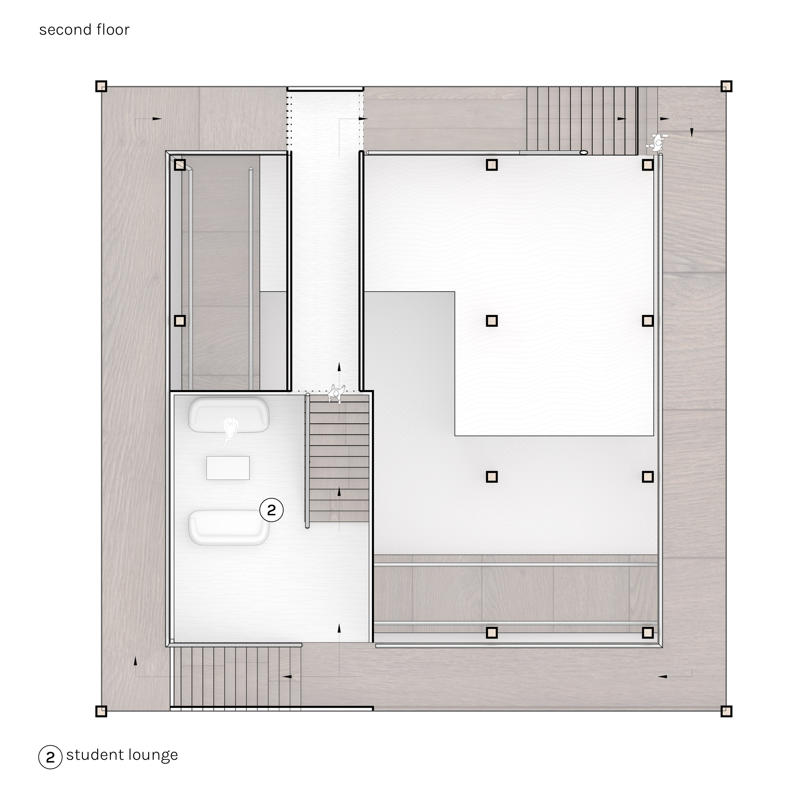 second floor plan